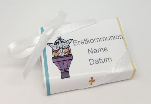 Rosenkranz mit Namen personalisiert Taufe Kommunion Konfirmation Geschenk :  : Handmade Produkte